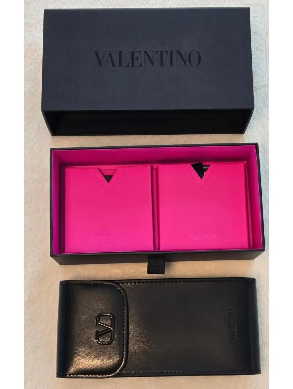 Authentic Valentino V-SEI VLS-111A Gold Titanium Luxury Aviator Sunglasses Japan